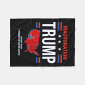 Donald Trump 47e President 2025 Inauguratie Vereni Fleece Deken (Voorkant (Horizontaal))