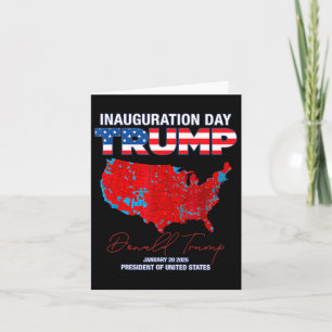 Donald Trump 47e President 2025 Inauguratie Vereni Kaart