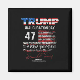 Donald Trump 47e President 2025 Inauguratie Vereni Magneet