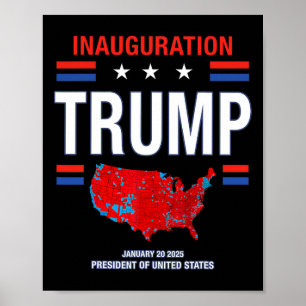 Donald Trump 47e President 2025 Inauguratie Vereni Poster