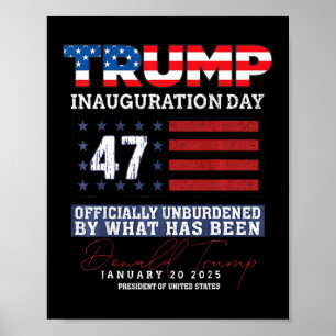 Donald Trump 47e President 2025 Inauguratie Vereni Poster