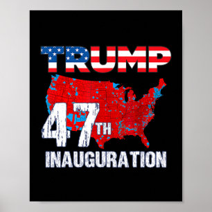 Donald Trump 47e President 2025 Inauguratie Vereni Poster