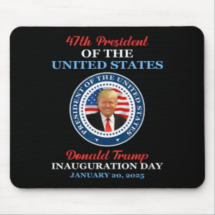 Donald Trump 47e president 2025 inauguratie VS  Muismat