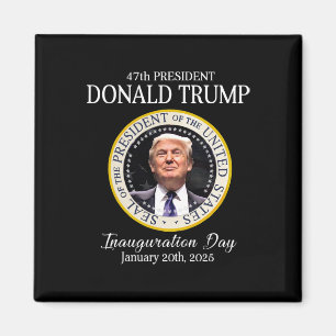 Donald Trump 47e president inauguratie 2025 aanhan Magneet