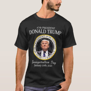 Donald Trump 47e president inauguratie 2025 aanhan T-shirt