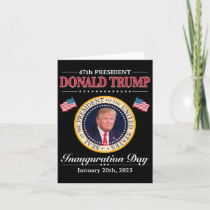 Donald Trump 47e President Inauguratie 2025 Supp Kaart