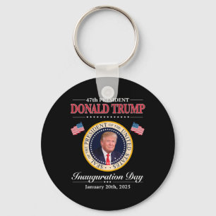 Donald Trump 47e President Inauguratie 2025 Supp Sleutelhanger