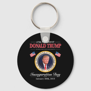 Donald Trump 47e President Inauguratie 2025 Supp Sleutelhanger