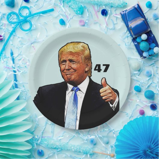 DONALD TRUMP 47E PRESIDENT PAPIEREN BORDEN PAPIEREN BORDJE (Feest)
