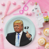 DONALD TRUMP 47E PRESIDENT PAPIEREN BORDEN PAPIEREN BORDJE (Feest)