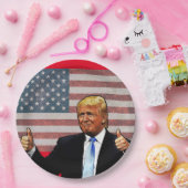 DONALD TRUMP 4 JULI PARTY PAPER BORDEN PAPIEREN BORDJE (Feest)