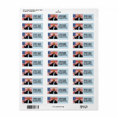 DONALD TRUMP Aangepaste Retour Adreslabels Etiket (Full Sheet)