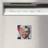 Donald Trump Abraham Lincoln Magneet (Insitu (Vaatwasser))