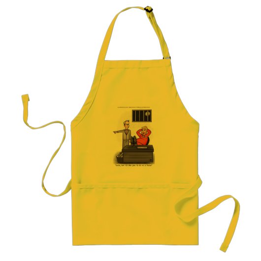 Donald Trump Adult Apron Standaard Schort (Voorkant)