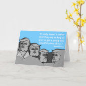 Donald Trump als Onderstel Rushmore Kaart (Gele Bloem)