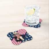 Donald Trump als oom Sam ~ Stars & Stripes ~ 2020 Kartonnen Onderzetters (Insitu)