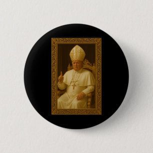 Donald Trump als paus Vaticaan meme Ronde Button 5,7 Cm