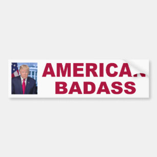 Donald Trump American Badass 2020 Bumpersticker