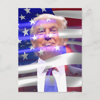 donald trump american flag briefkaart