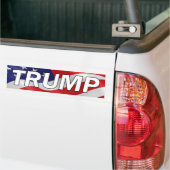 DONALD TRUMP American Flag Bumpersticker #MAGA (Op Truck)