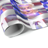 donald trump american flag cadeaupapier (Rol Hoek)