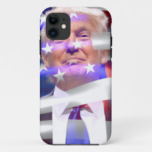donald trump american flag iPhone 11 hoesje