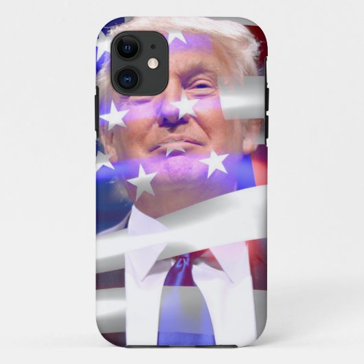 donald trump american flag Case-Mate iPhone case (Achterkant)