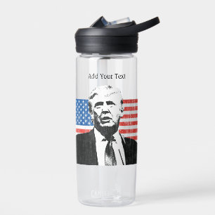 Donald Trump American Flag Custom Text CamelBak Waterfles