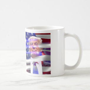 donald trump american flag koffiemok