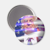 donald trump american flag magneet (Voorkant / Achterkant)