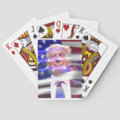 donald trump american flag pokerkaarten (Achterkant)