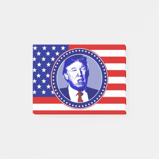 donald trump american flag post-it® notes (Voorkant)