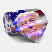 donald trump american flag stropdas (Opgerold)
