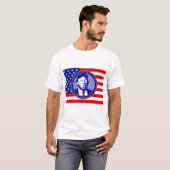 donald trump american flag t-shirt (Voorkant volledig)