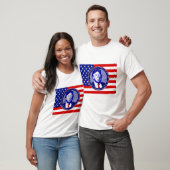 donald trump american flag t-shirt (Unisex)