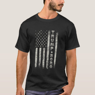 Donald Trump Amerikaanse  Amerikaanse vlag T-shirt