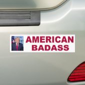 Donald Trump Amerikaanse Badass 2020 Bumpersticker (Op auto)