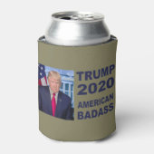 Donald Trump Amerikaanse Badass populair Blikjeskoeler (Blikje Voorkant)