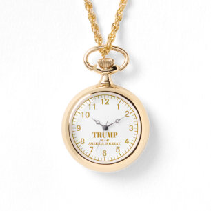 Donald Trump Amerikaanse president 45-47 Amerika I Horloge