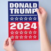 Donald Trump, Amerikaanse presidentsverkiezingen v Flyer (Hand)