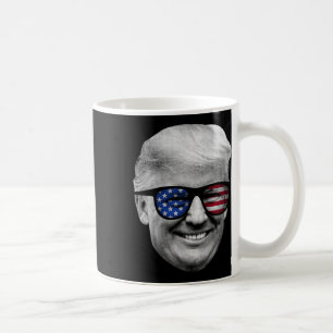 Donald Trump Amerikaanse vlag 4 juli Koffiemok