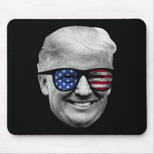 Donald Trump Amerikaanse vlag 4 juli Muismat