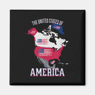 Donald Trump Amerikaanse vlag Canada Groenland Gol Magneet