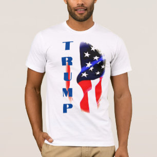 Donald Trump Amerikaanse vlag Pop Art T-shirt