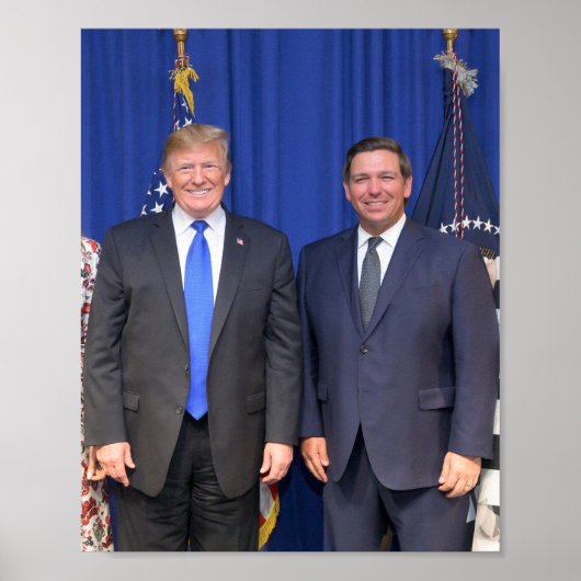Donald Trump And Ron Desantis Poster (Voorkant)