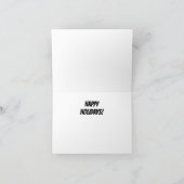 DONALD TRUMP Angry Kerstmis Bedankkaart (Binnen)