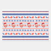 DONALD TRUMP Angry Kerstmis Inpakpapier Vel (Voorkant 2)