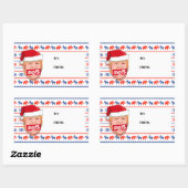 DONALD TRUMP Angry Kerstmis Rechthoekige Sticker (Vel)