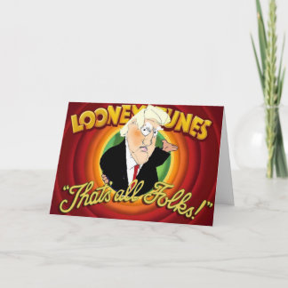 Donald Trump, anti Trump Funny Cartoon Humor Kaart