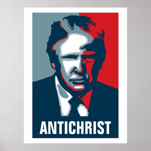 Donald Trump ANTICHRIST Poster (Voorkant)